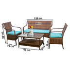 Marvel rattan set for 4 persons  (6)