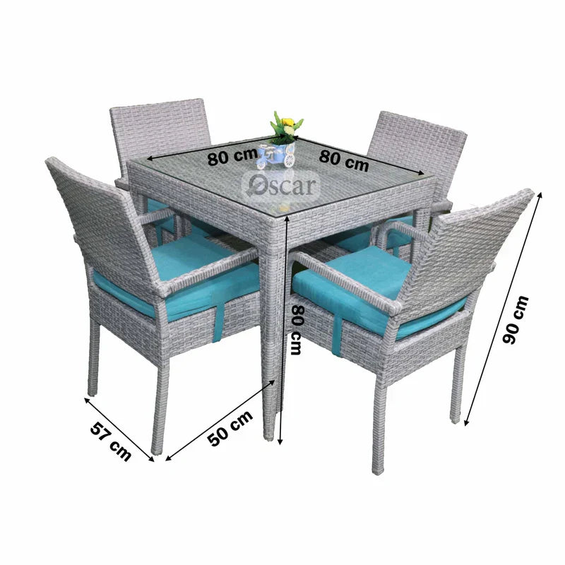 Dining set 102 rattan enough for 4 people