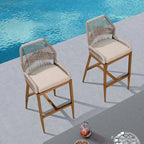 Bar Stool - 2 Pieces 54x49cm