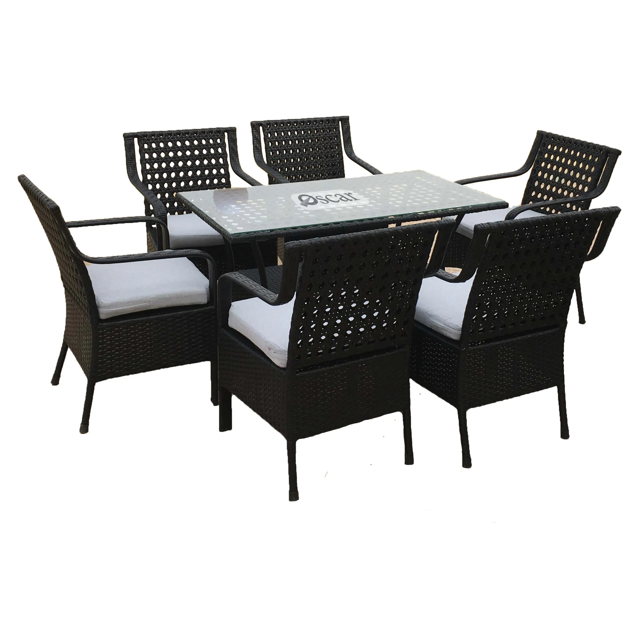 Marvel rattan dining set for 6 persons