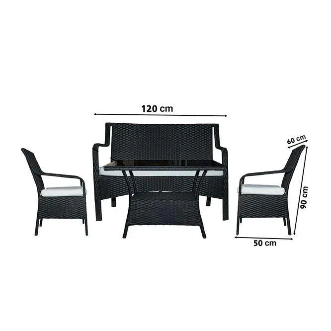Outdoor Furniture Set - 4 Pieces