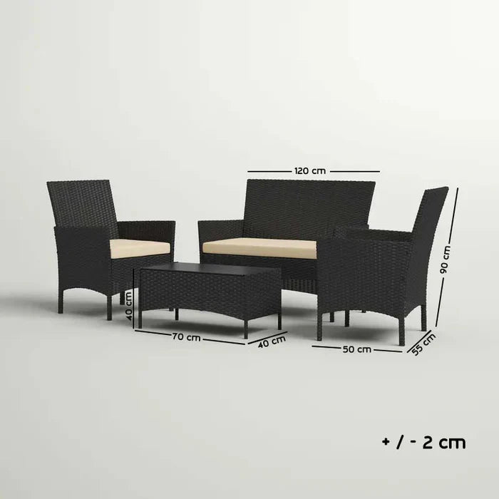Outdoor Furniture Set - 4 Pieces