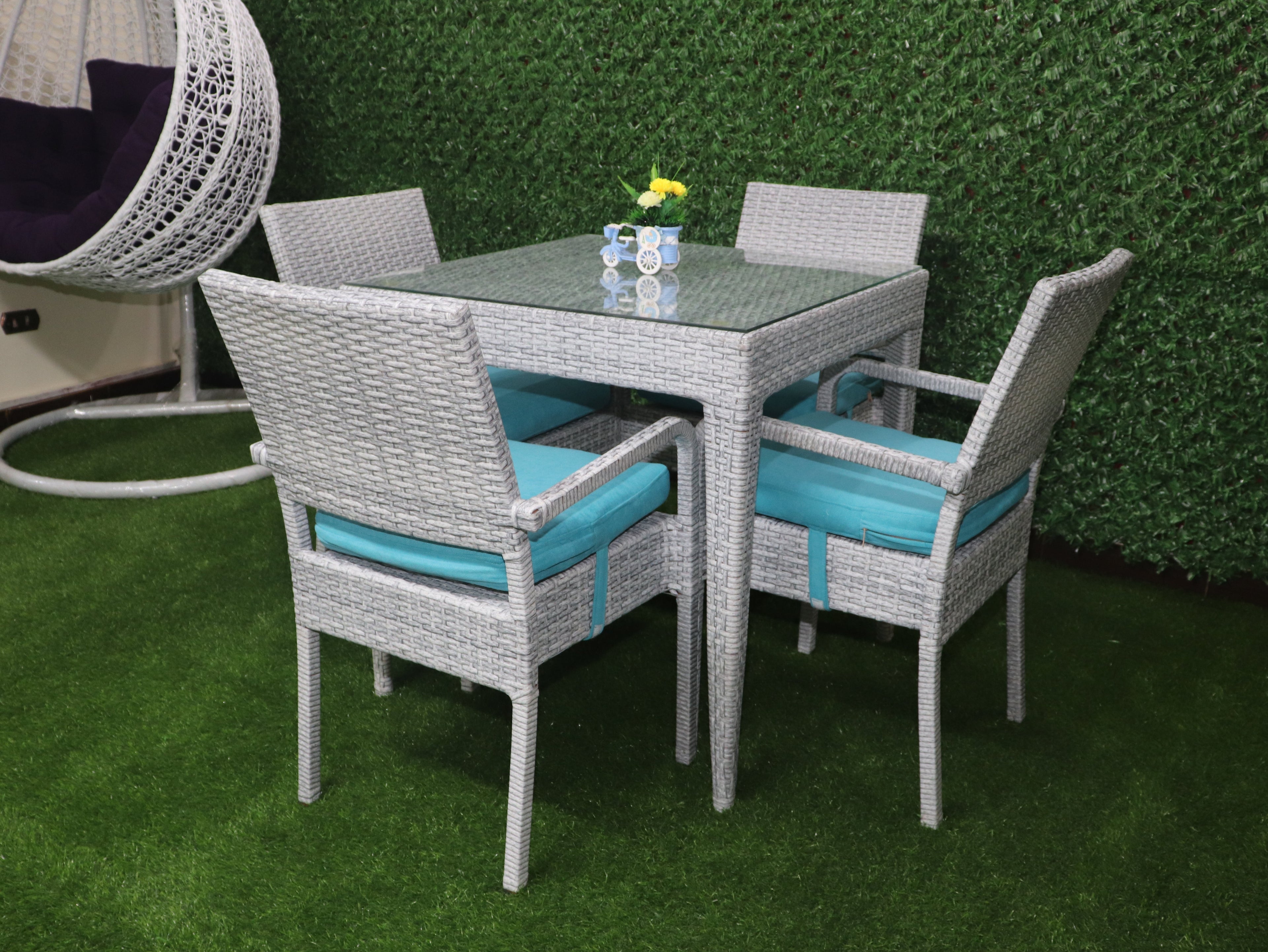 Dining set 102 rattan enough for 4 people