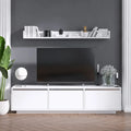 PRAG TV Unit, White, MDF, 180x30x40cm