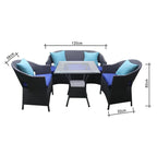 Outdoor Furniture Set - 4 Pieces