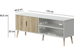 T34 TV Unit, MDF - 170x40.5x65.5cm
